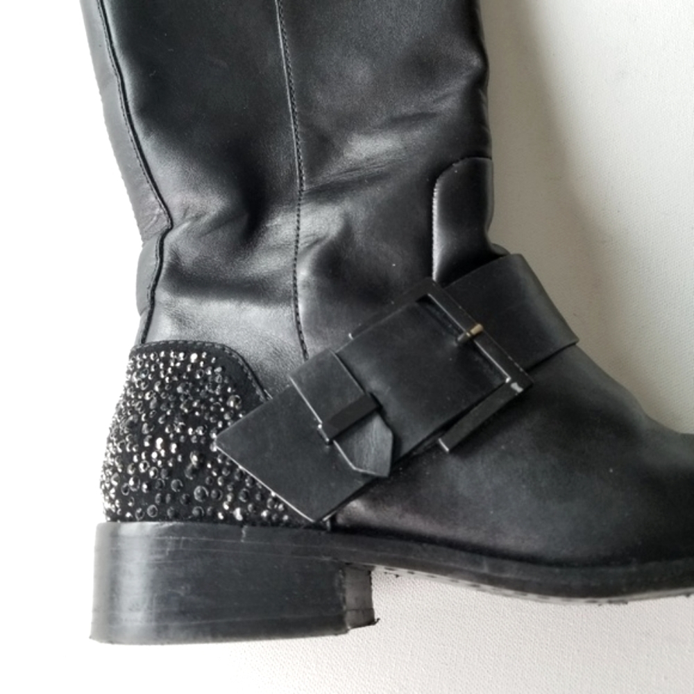 BRIAN ATWOOD Dita Flat Leather Riding Boots! - Picture 3 of 8
